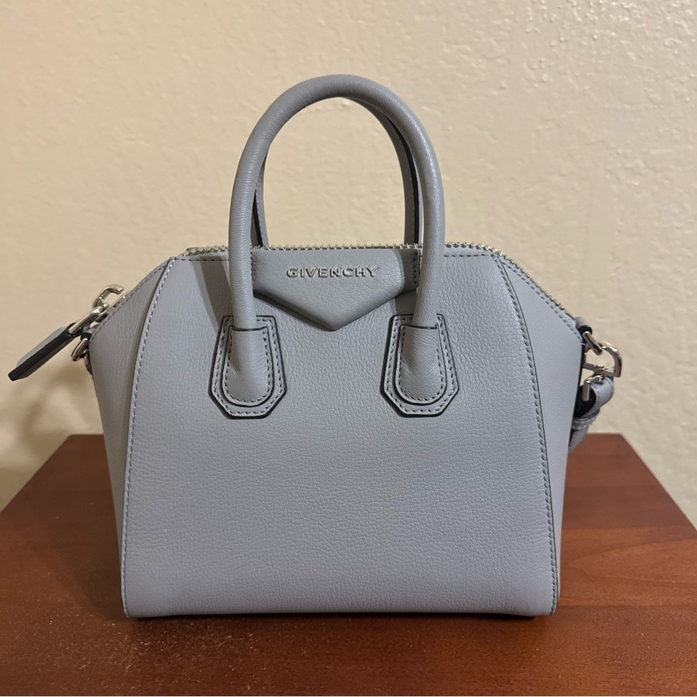 Givenchy Mini Antigona Pearl Gray New with Tags!
